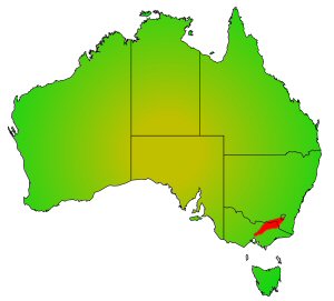 Two-Spined Blackfish distribution area